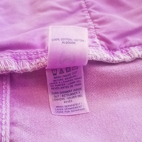 Victoria's Secret PINK neon purple cut off shorts - Picture 5 of 9